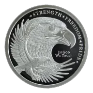 1 Oz Silver Round Eagle Golden State Mint