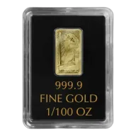 Germania Mint 1/100oz Au999.9 Stamped Bar