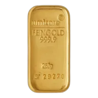 Umicore 250g Gold Bar