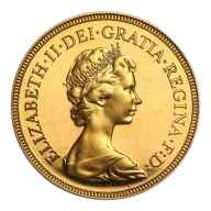Gold Half Sovereign - Elizabeth II - Second (Decimal) Portrait - 1968-1984