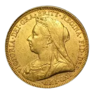 Gold Sovereign - Victoria - Old Head - 1893-1901