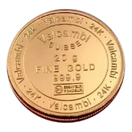 Misc Minted Gold Round, 20 gram