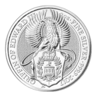 2017 2 oz Silver Queen's Beasts The Griffin - Royal British Mint