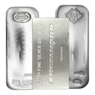 100 oz Silver Bar - Mint Varies