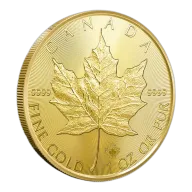 2026 1 oz Gold Maple Leaf Coin Royal Canadian Mint