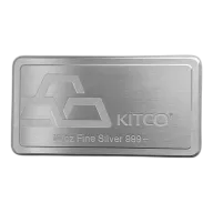 10 oz Silver Kitco Stacker Bar .999+