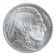 1 oz Silver Buffalo Silver Round