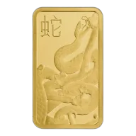 20g Gold Bar Minted Lunar Snake 9999