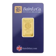 1/2oz Gold Bar Minted 9999