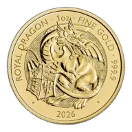 1 oz Tudor Beasts Gold Coin
