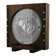 500 oz PRCA Bull Riding Silver Round