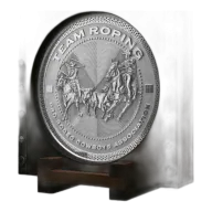 500 oz PRCA Team Roping Silver Round