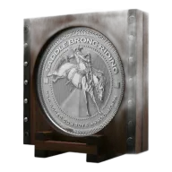 500 oz PRCA Saddle Bronc Silver Round
