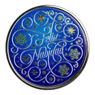 1 oz Feliz Navidad Silver Round