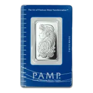 1 oz PAMP Suisse Lady Fortuna Platinum Bar