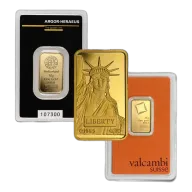 10 Gram Gold Bar (0.3215 ozs - Mint of Our Choice)
