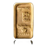 Metalor 250g Cast Gold Bar