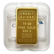 10 oz Credit Suisse Gold Bar