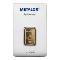 Metalor 10g Stamped Gold Bar