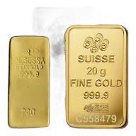 20 Gram Gold Bar (0.6430 ozs - Mint of Our Choice)