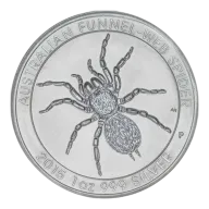 2015 Perth Mint Silver Funnel-Web Spider