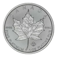 Canadian Maple Leaf Platinum Coin (Any Year)