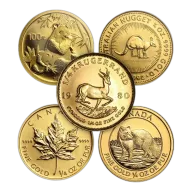 1/4 oz Gold Coin / Round (Varied Condition - Mint of Our Choice)