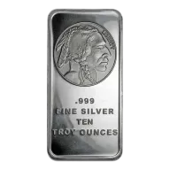 10 oz SilverTowne Buffalo Silver Bar