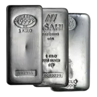 1 Kilo Silver Bar (Varied Condition - Mint of Our Choice)