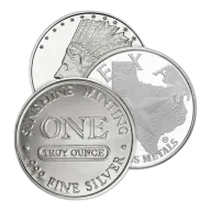 1 oz Silver Coin or Round (Varied Condition - Mint of Our Choice)
