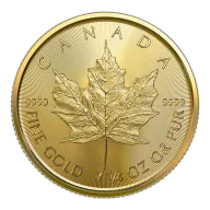 1/4 oz Maple Leaf Gold Coin