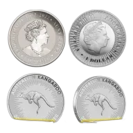 Australia 1 oz Silver Kangaroo Coin .999 Random Years