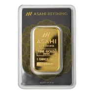 1 oz Asahi Gold Bar .9999 Fine (In Assay)