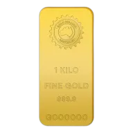 1 kg GBA Gold Cast Bar - 2 Weeks Delay