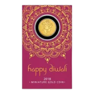 1g Gold Perth Mint Happy Diwali Festival Coin (2018)
