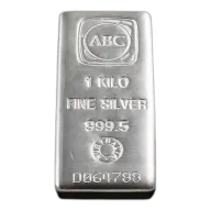 1 kg ABC Silver Cast Bar