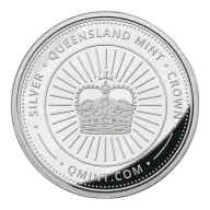 1oz Australian Made Queensland Mint Silver Crown