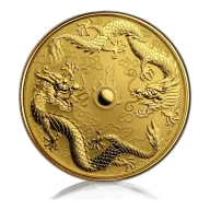 1 Oz Gold Perth Mint Double Dragon Coin (2020)