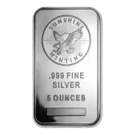 5 oz Silver Bar (Varied Mint)