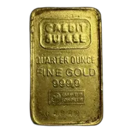 1/4 oz Credit Suisse Gold Bar Uncarded