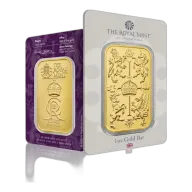 1 Oz Gold Royal Mint Tudor Beast Collection Bar (999.9)