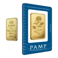 50g PAMP Rosa Investment Gold Bar