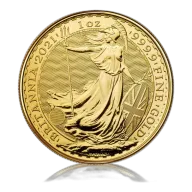 1oz Gold Royal Mint Britannia Queen Elizabeth II (2021)