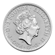 One ounce Silver Britannia Elizabeth II 2020-2022