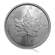 1oz Silver Canadian Maple Leaf (2023)