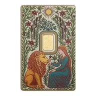 1 Gram PAMP Una and The Lion Gold Bar