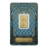 5 Gram PAMP Cross of Christianity Pure Gold Bar