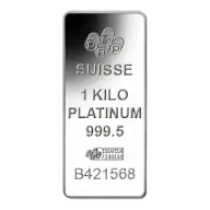 PAMP Platinum Fortuna Minted Bar 1kg