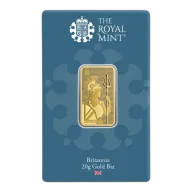 20 Gram Royal Mint Britannia Minted Gold Bar