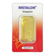 100 Gram Metalor Singapore Cast Gold Bar
